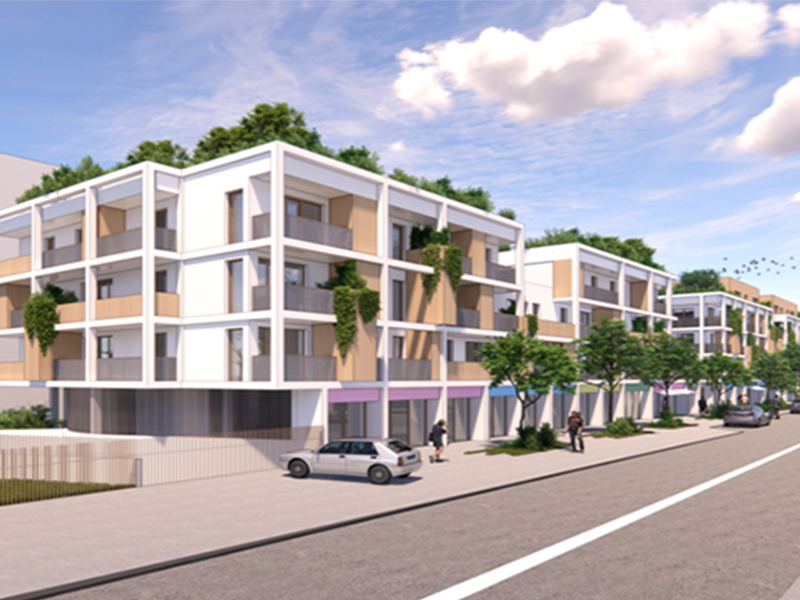 Construction de 54 logements, 7 commerces et 1 Tiers-Lieu – VILLEPREUX (78)